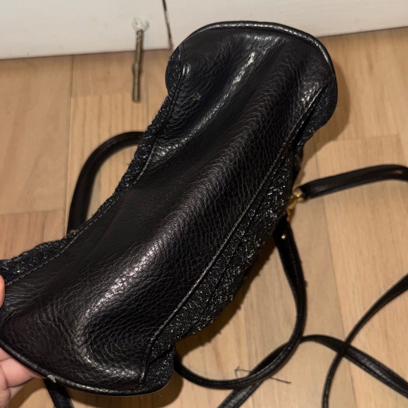 Juicy Couture Black Satchel with Gold Accents - Picture 12 of 15